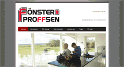 Desktop Screenshot of fonsterproffsen.net