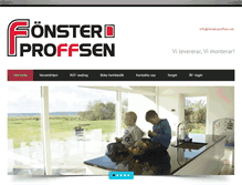Tablet Screenshot of fonsterproffsen.net